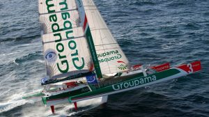 Sponsoring : Départ de la Route du Rhum-La Banque Postale, Franck Cammas sur Groupama 3 se confie