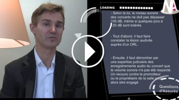 Questions d’assurés : Perte d’audition lors d’un concert