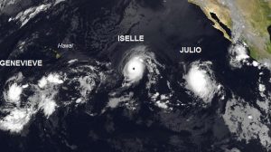 Ouragans : Iselle fait peu de dégâts à Hawaï qui attend Julio
