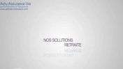 Les solutions retraite de Natixis Assurances