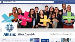 Allianz récompensé pour sa page recrutement sur Facebook