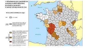 Météo France : La sécheresse se renforce, la carte des restrictions d’eau